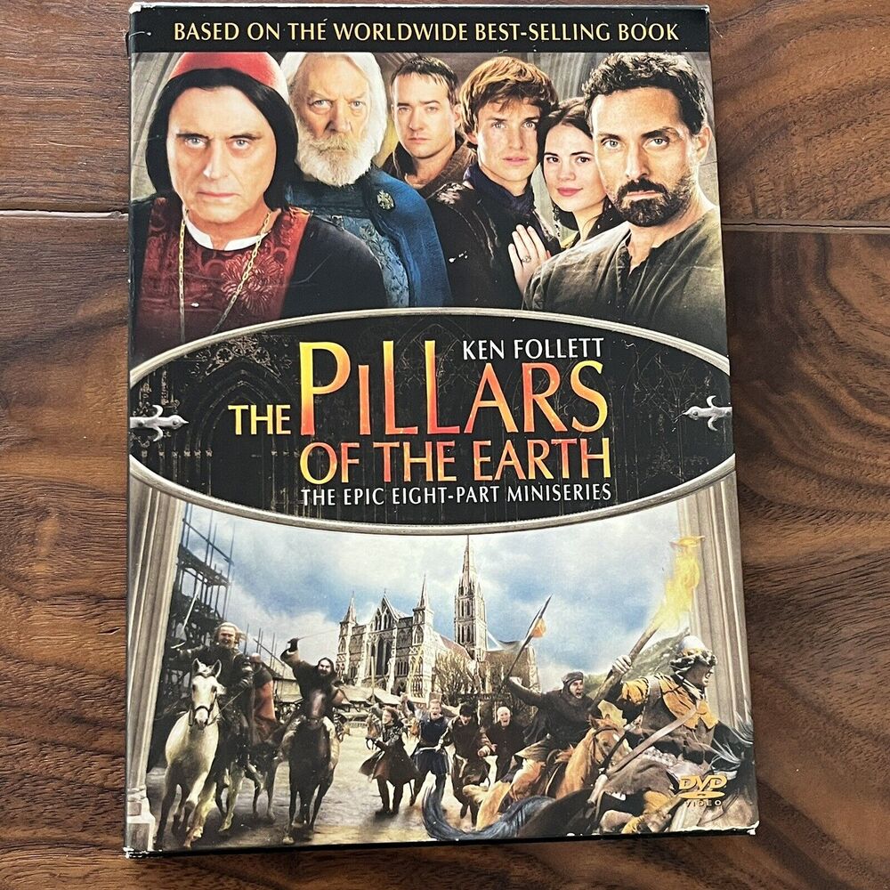 The Pillars Of the Earth Epic Miniseries Ken Follett 3 Disc DVD 2010 Sony 36058